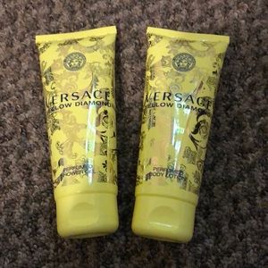 Versace yellow diamond body lotion and shower gel.